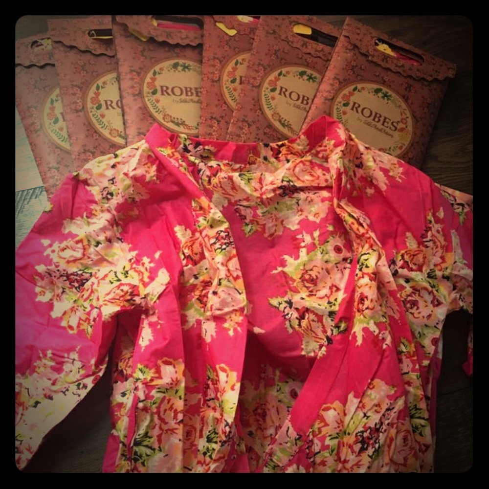 Floral Bridesmaid Robes